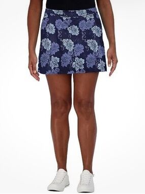 NEW Tranquility Floral Knit Golf Skort